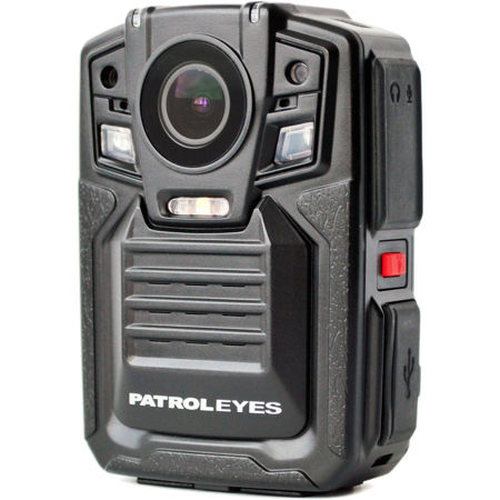 Patrol Eyes PE-DV5-2 1296p Body Camera with Night Vision and GPS, 32GB Storage