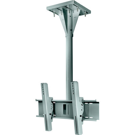 Peerless 1' Wind Rated I-Beam Tilt Mount for 32" to 65" Displays, Stone Gray