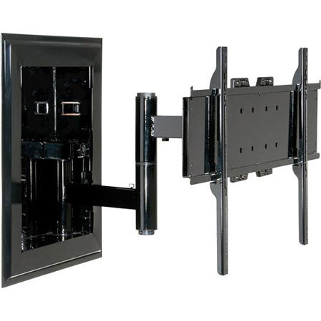 Peerless IM760PU In Wall Mount for 32" to 65" Flat Panel Screens Weighing Up to 200lbs, Black