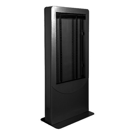 Peerless Portrait Kiosk Enclosure for 42" Displays, Gloss Black