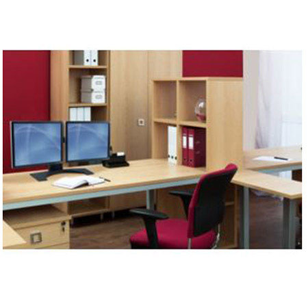 Peerless Dual Monitor Desktop Stand for Up to 24" Monitors