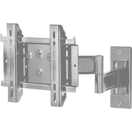 Peerless PA735F Universal Articulating Wall Arm, Gloss Silver