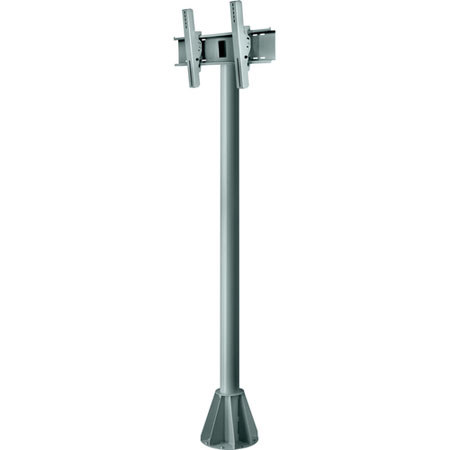 Peerless 7' Wind Rated Pedestal Tilt Mount for 32-65" Flat Panels, Stone Gray