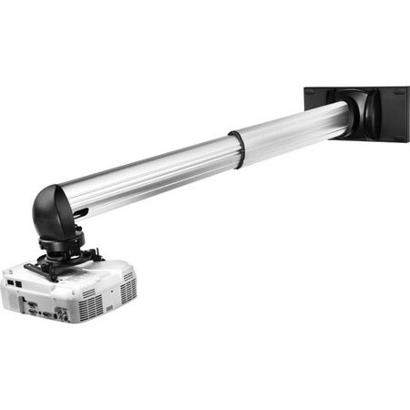 Peerless Short Throw Projector Tilt Mount, Arm Length up to 63", Silver/Black