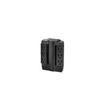 Peerless Surge Protector with 6 Swiveling Outlets