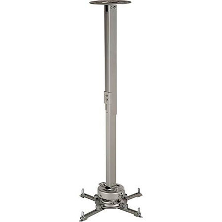 Peerless 19.1-32.9" Adjustable Projector Ceiling Mount Kit, Silver