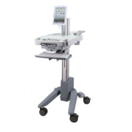 Peerless PeerCare Non-Powered EMR Hybrid Cart For 10" iPad and Android Devices