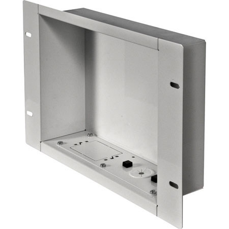 Peerless IBA2AC Recessed Cable Management and Power Storage Box, White