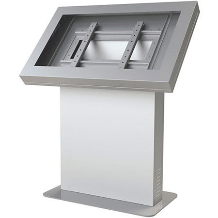 Peerless Landscape Kiosk Enclosure for 43" Displays, Silver