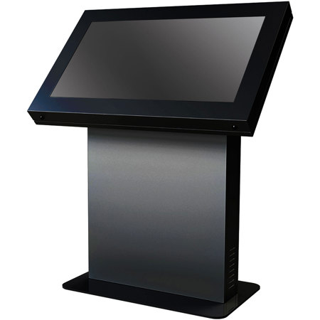 Peerless Landscape Kiosk Enclosure for 48" Displays, Black