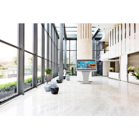 Peerless Landscape Kiosk Enclosure for 46" Displays Less than 3.50" Deep, White