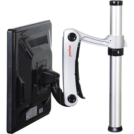 Peerless Two-Link Articulating Pole/Desk Clamp for 15-24" LCD Displays