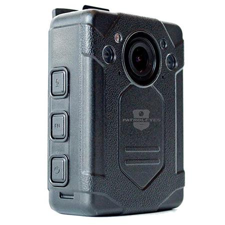 Patrol Eyes PE-MAX 2K GPS Auto Infrared Long Police Body Camera, 64GB Storage, Waterproof