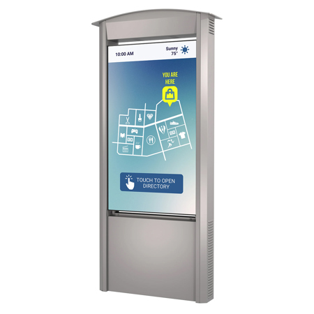 Peerless Smart City Kiosk with 55" Display