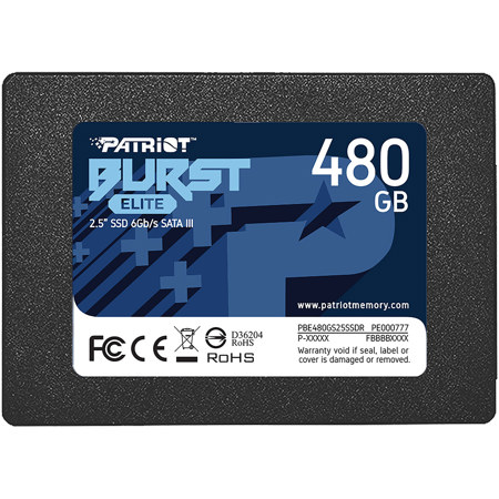 Patriot Burst Elite SATA III 2.5" Internal SSD 480GB