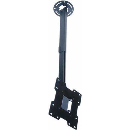 Peerless LCD Ceiling Mount for 15" to 37", Extension Length 9.8" - 13.9", Black