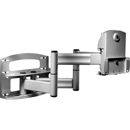 Peerless PLAV70 Articulating Dual Wall Arm with Vertical Adjustment, Silver