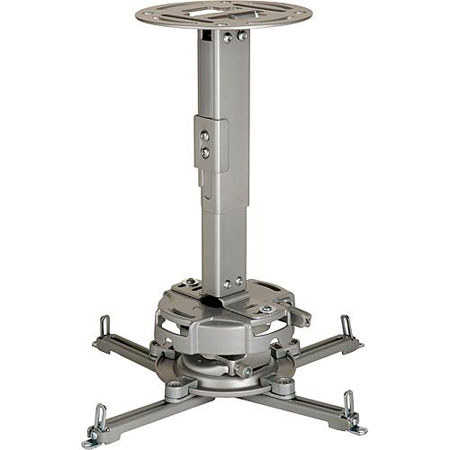 Peerless Projector Ceiling/Wall Mount Kit, 8.7-12.8" Adjustable Column, Silver