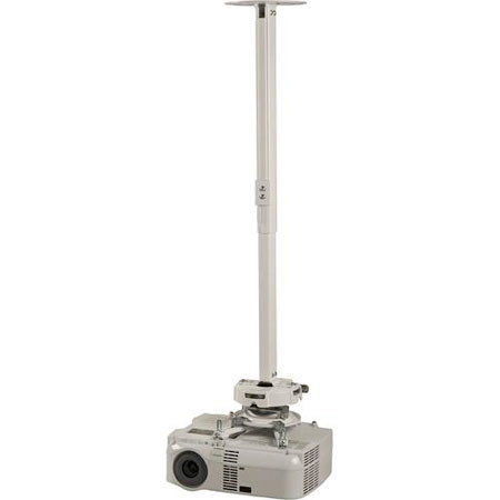 Peerless Adjustable Projector Ceiling Mount Kit, White