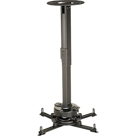 Peerless PRS-EXB Adjustable Projector Ceiling/Wall Mount Kit, Black