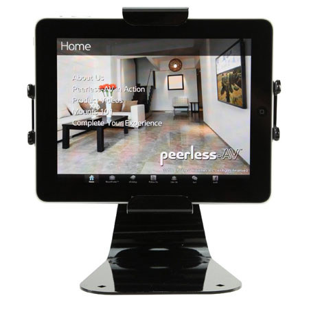 Peerless Universal Desktop Tablet Mount, Black