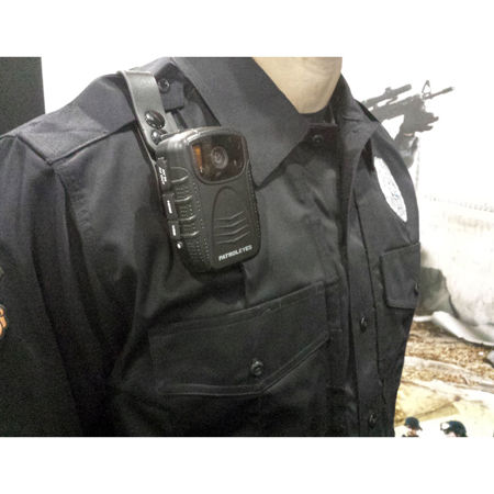 PatrolEyes Epaulette Leather Shoulder Mount for HD Police Body Cameras