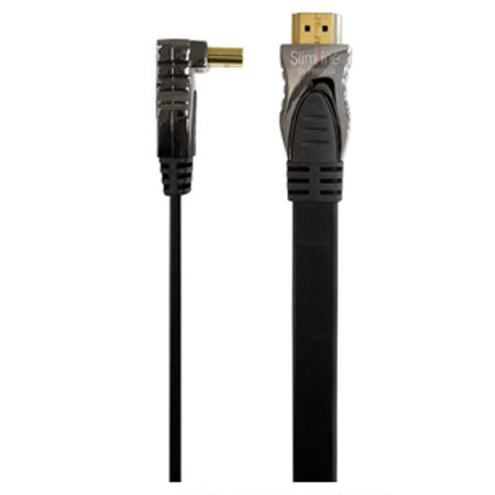 Peerless Slimline 16' High Speed HDMI Cable with Ethernet, 90deg. Connector