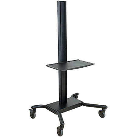 Peerless SmartMount Display-Specific Cart with Metal Shelf