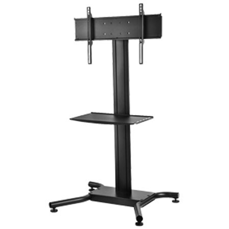 Peerless Flat Panel Stand with Metal Shelf for 32" to 65" Displays