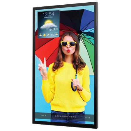 Peerless 43" 16:9 60Hz Xtreme High Bright Outdoor LCD Display, 1920x1080, Black