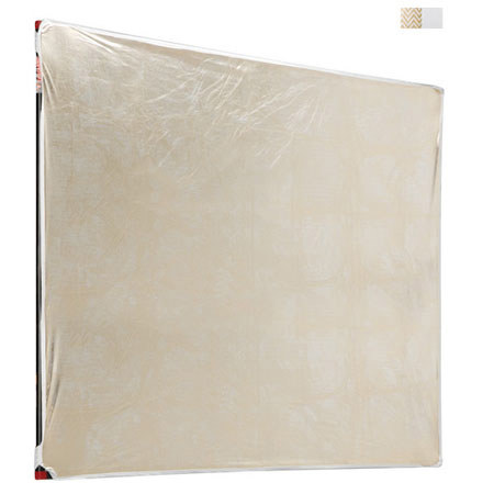 Photoflex LitePanel 77x77" Chroma White/Soft Gold Fabric