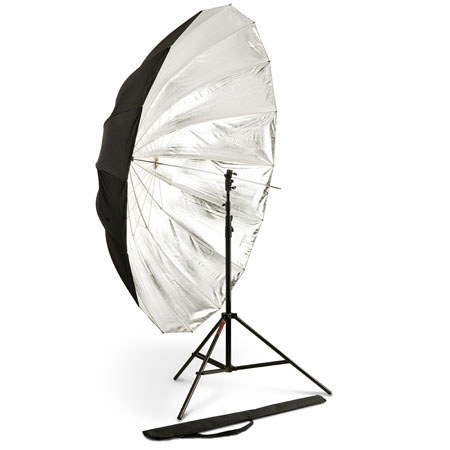 Photoflex 72" Black/Silver Reflective Umbrella