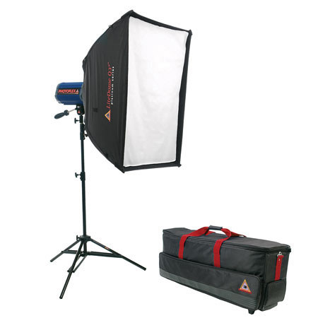 Photoflex StarFlash 650 Mercury LiteDome Kit with One StarFlash 650ws Monolight, Medium LiteDome, Connector, 8'2" LiteStand & a Large Case with Wheels