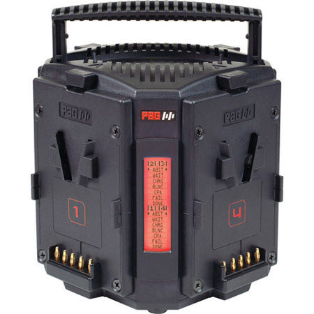 Pag PAGlink Cube Charger (4 x V-Mount/IPC) for PAGlink Batteries