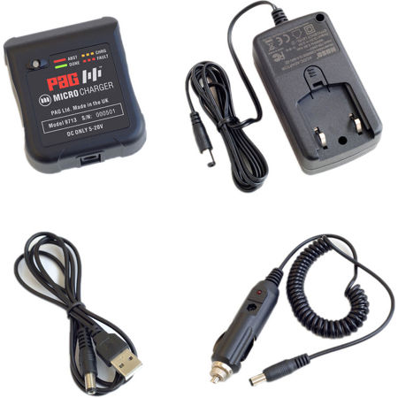 Pag PAGlink Gold Mount Micro Charger with Wall, USB & Car Adapters