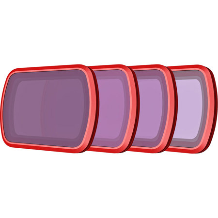 PGYTECH Multi-Coated Magnetic ND Filter Set with ND8, ND16, ND32 and ND64 Filter for DJI Osmo Pocket 3 and 4 Camera