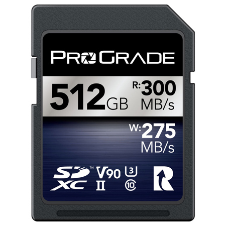 ProGrade Digital SDXC Iridium UHS-II V90 Memory Card (512GB)