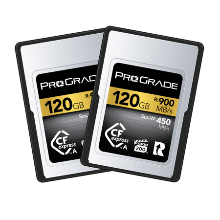 Prograde Digital Gold Series CFexpress Type-A 2.0 Memory Card 2-Pack 120GB