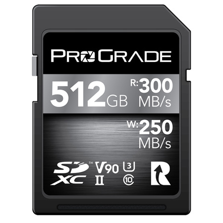Prograde Digital 512GB SDXC UHS-II V90 Memory Card