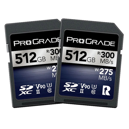 Prograde Digital Iridium UHS-II V90 SDXC Memory Card