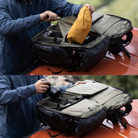 PGYTECH OnePro Flex 40L Backpack with Large Camera Insert, Space
