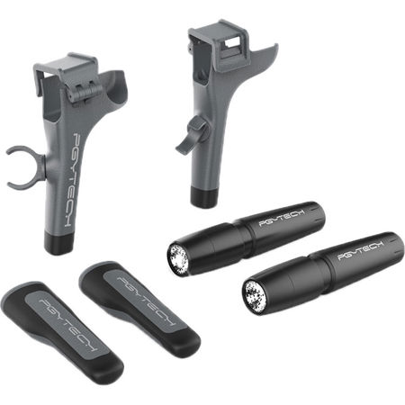 PGYTECH Landing Gear Extensions and LED Headlamp Set for DJI Mavic 2