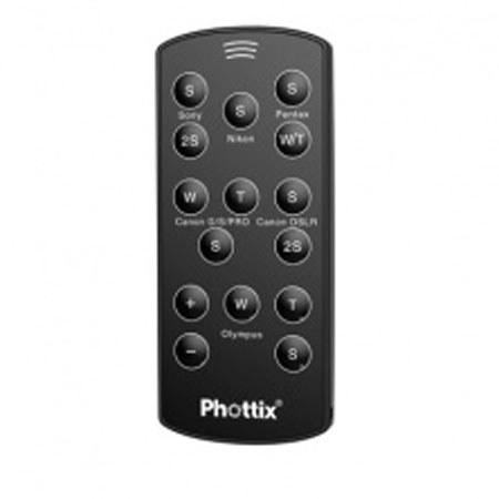 Phottix 6-in-1 IR Remote Control for Nikon, Canon, Sony, Pentax, Olympus Cameras