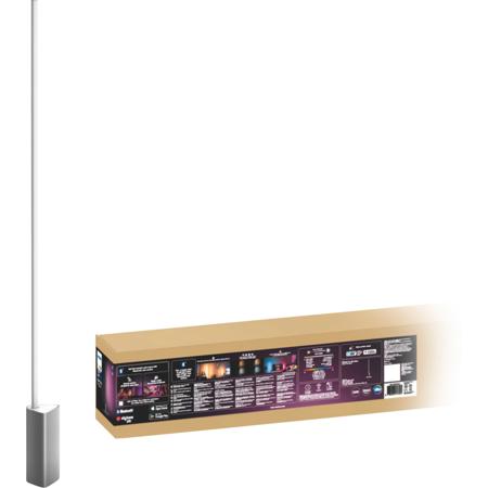 Philips Hue Signe Floor Light, Aluminum Gray