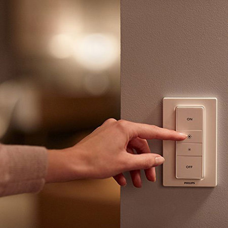 Philips Hue A19 Wireless Dimming Kit, White