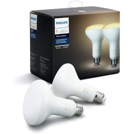 Philips Hue BR30 Bulb White Ambiance, 2-Pack