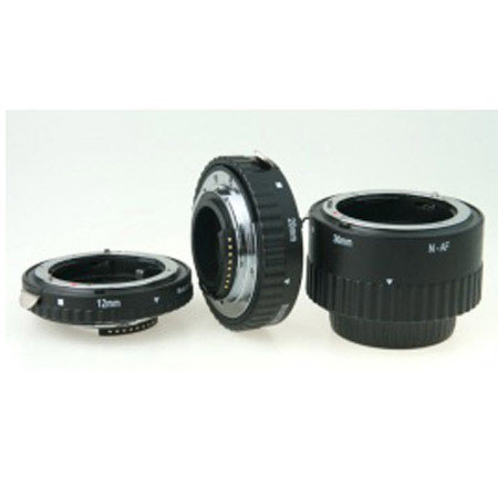 Phottix 3 Ring Auto-Focus Macro Extension Tube for Nikon, Metal