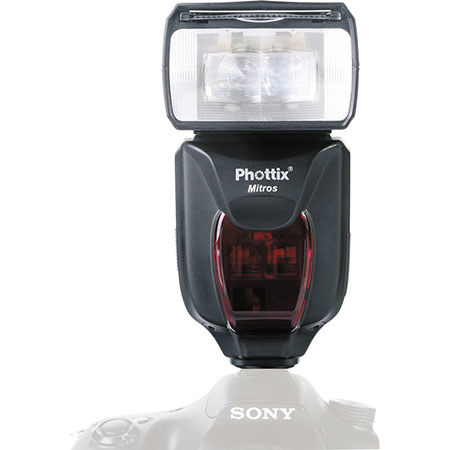 Phottix Mitros+ TTL Transceiver Flash f/Sony, Built-In Odin Transmitter/Receiver