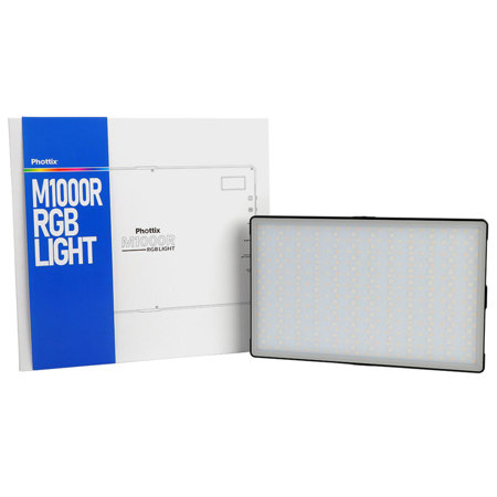 Phottix 1000R RGB LED Light Panel with 20000mAh Built-In Battery