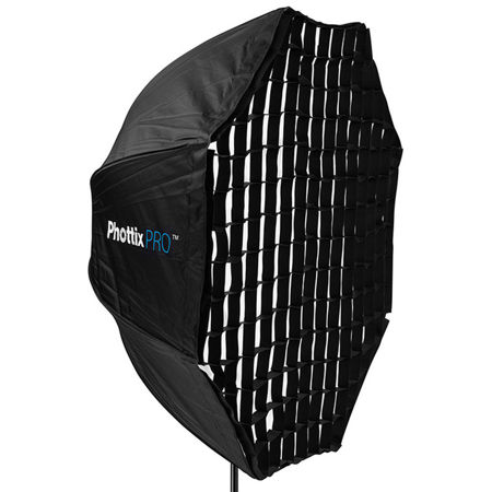 Phottix Pro Easy Up HD Extra Large Umbrella Octa Softbox with 47.24" Grid
